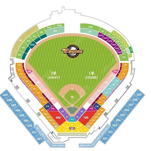 9/27 금요일 [라이프플러스존(포수후면석) S02블록 A열 3연석 ] 한화이글스 vs 기아 라이프플러스존 3연석 양도 9월27일 한화 기아 -안전거래 가능-