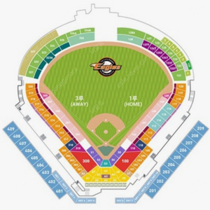 [한화 vs 기아] 27일 대전 3루 내야탁자석 테이블석 단석