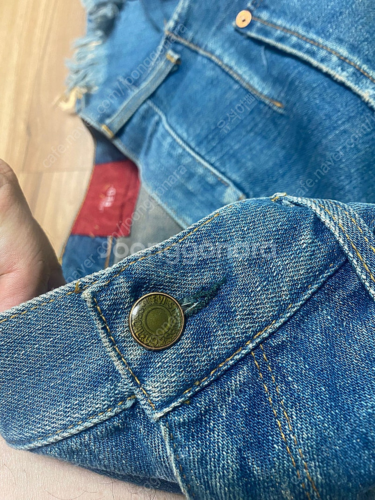 리바이스 WPL-423 청바지 34x32--4