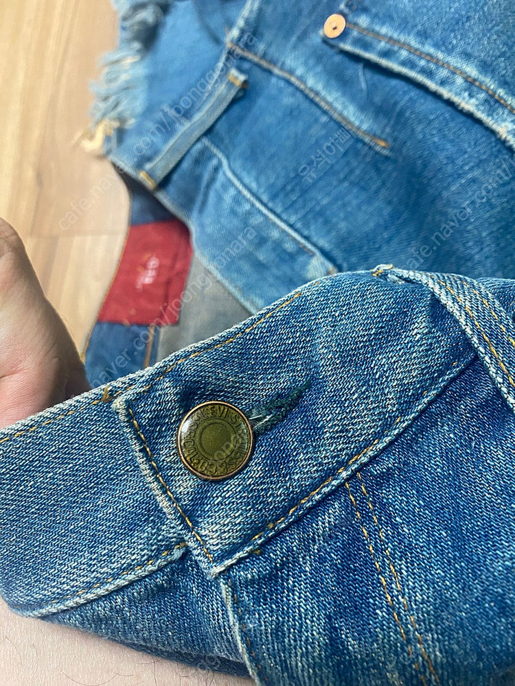 리바이스 WPL-423 청바지 34x32--4