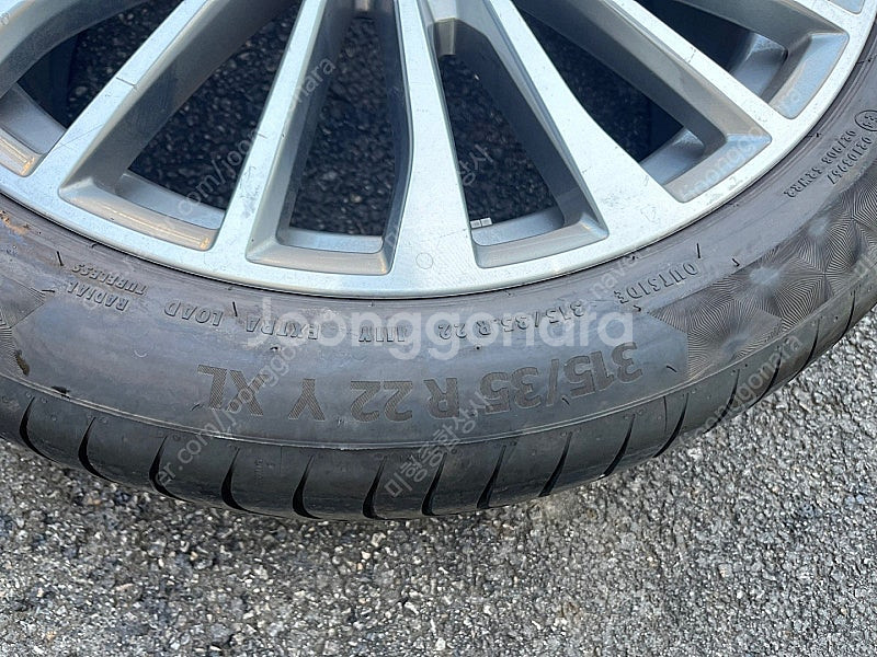 [판매] BMW X7 22인치 리어옵셋 중고휠타이어 1...--1