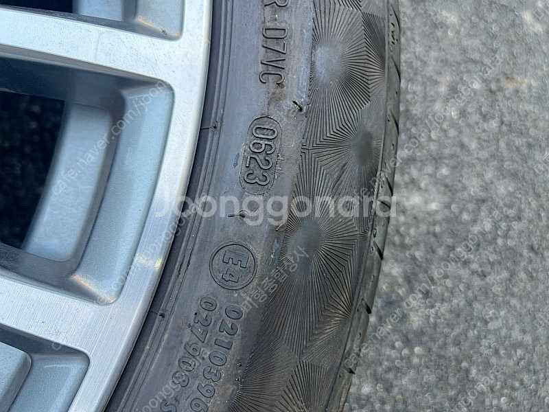 [판매] BMW X7 22인치 리어옵셋 중고휠타이어 1...--2