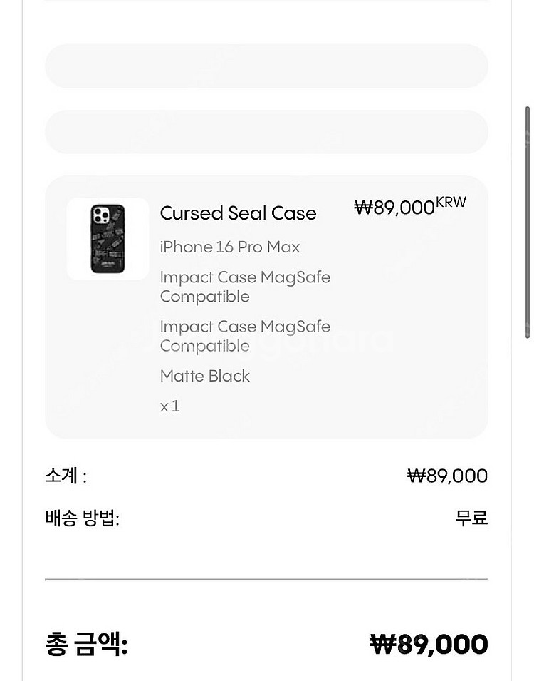케이스티파이 아이폰16pro max 주술회전--1