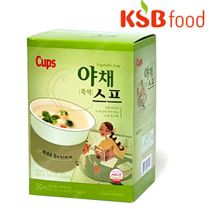 KSB 컵스 야채 즉석 스프 40 EA (편의점반값택배비포함)