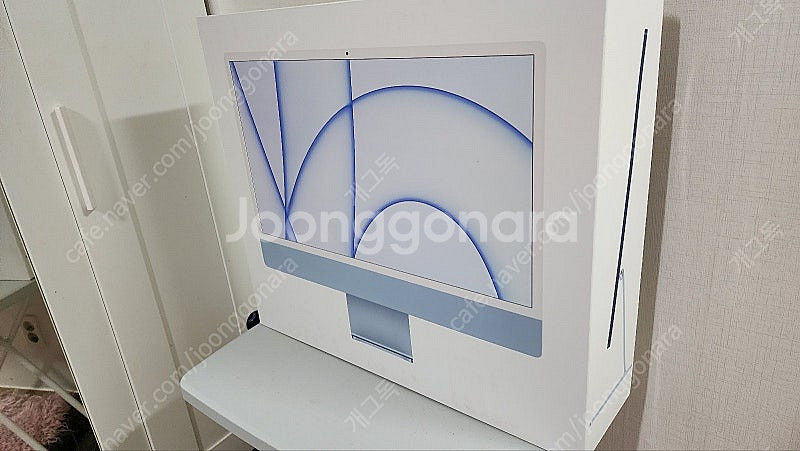 Apple 아이맥 IMAC m1 24형 블루 최저가 (...--3