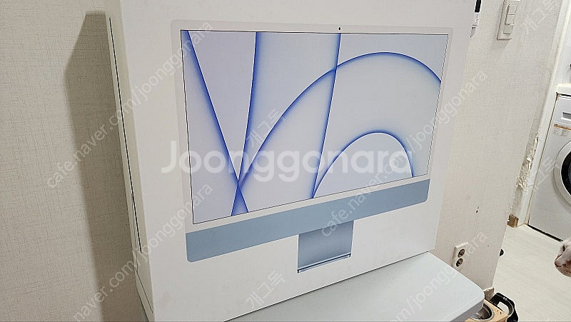 Apple 아이맥 IMAC m1 24형 블루 최저가 (...--4