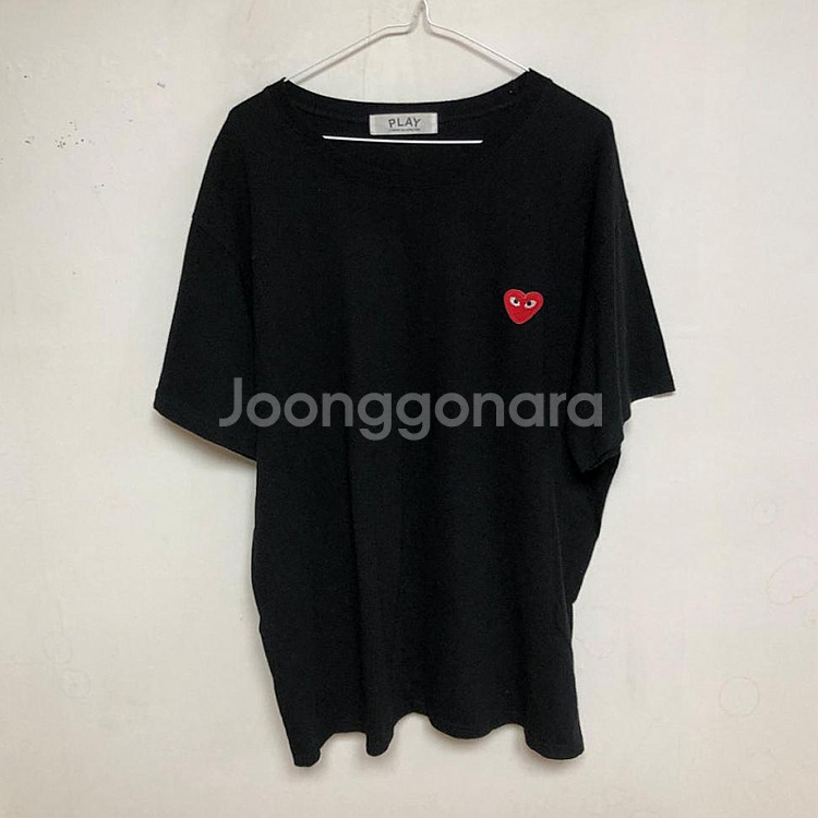 꼼데가르송 남성 반팔티 105XL--0