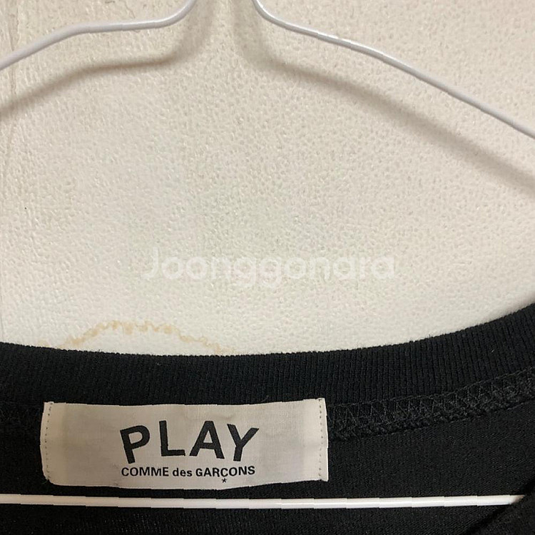 꼼데가르송 남성 반팔티 105XL--3