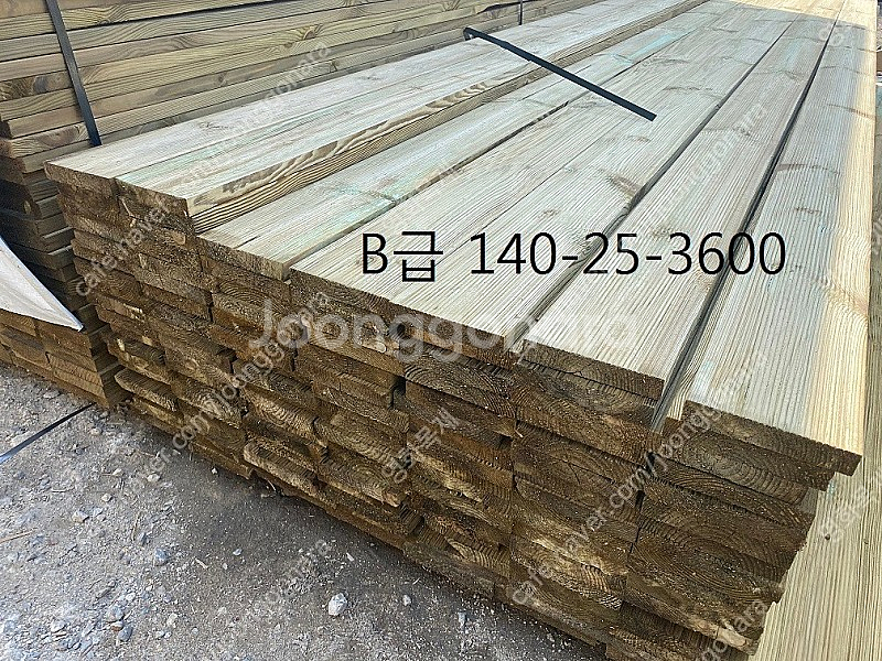 저렴하게 시공가능한 방부데크 방부목 팝니다--3