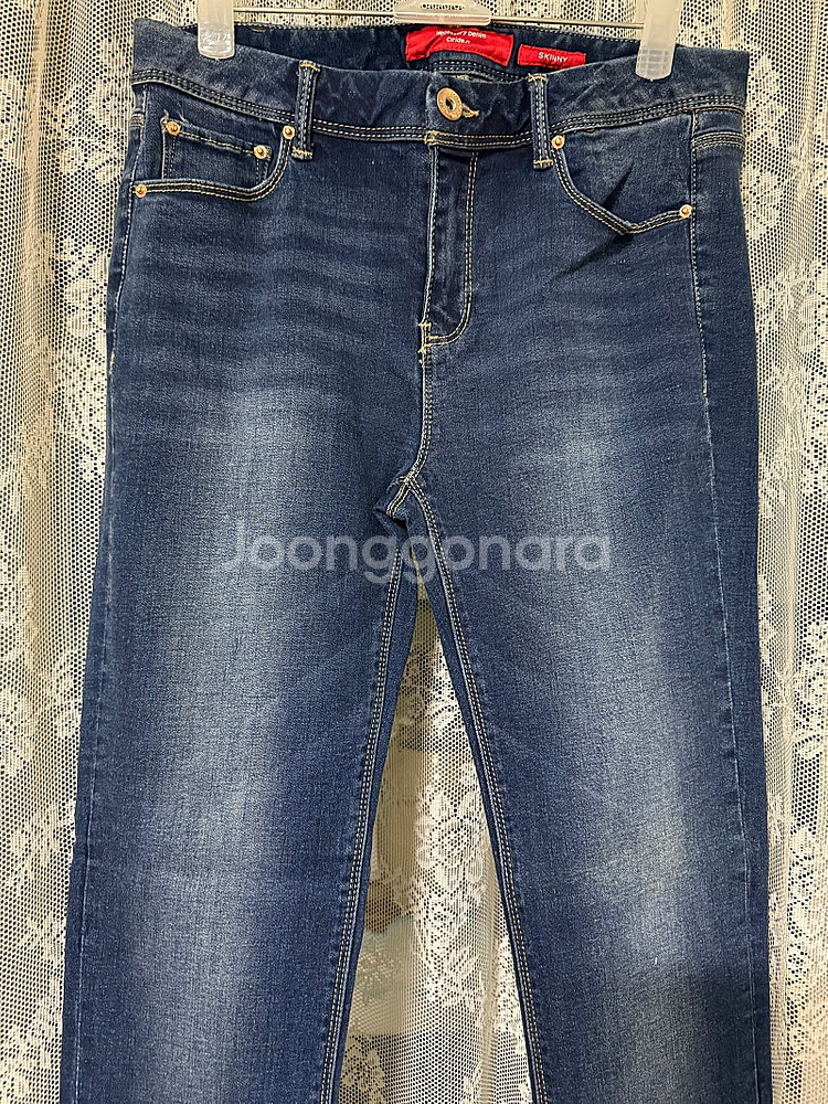 (새상품) 데님 팬츠 스키니진--1