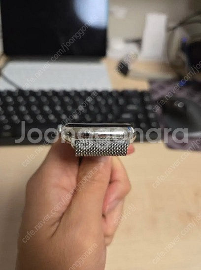 애플워치 8 45mm 스테인리스 실버 밀레니즈루프 (에...--4