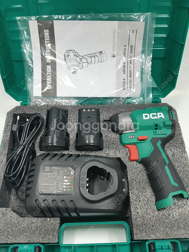 미개봉]DCA 충전임팩 드라이버 ADPL04-8 12V...--6