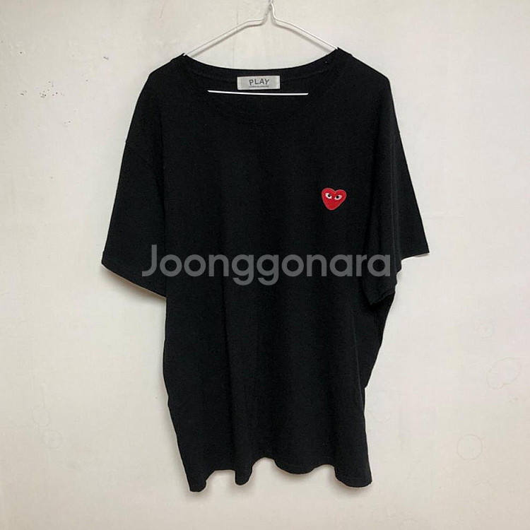 꼼데가르송 남성 반팔티 105XL--0