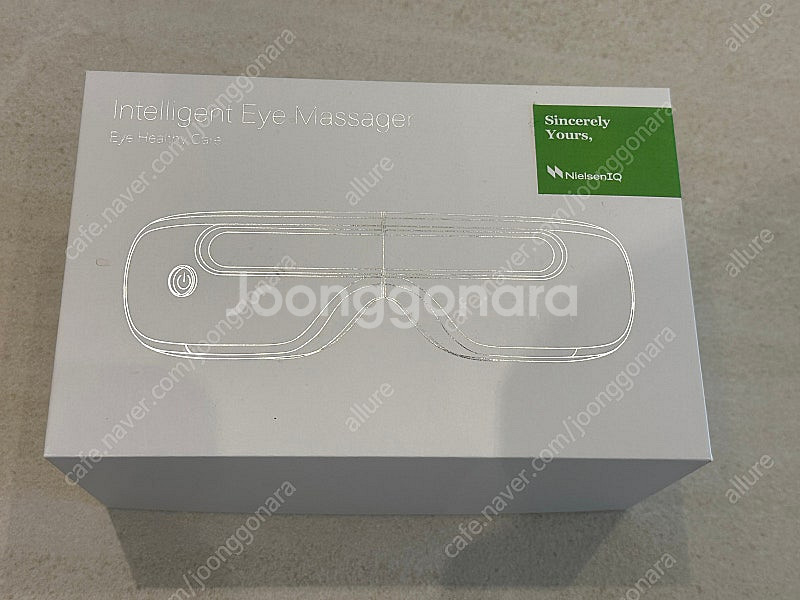링크큐 온열 공기압 눈마사지기 (새제품)--0