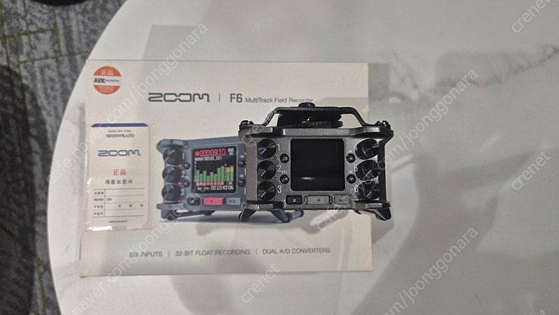 Zoom F6본체 이미지
