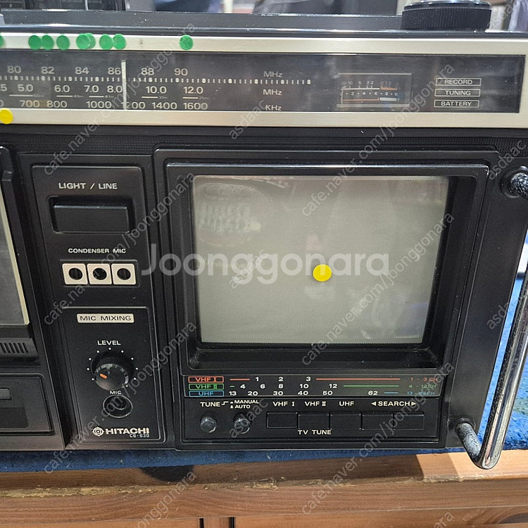 히타치 Hitachi C6-630 브라운관 단파 라디오...--2
