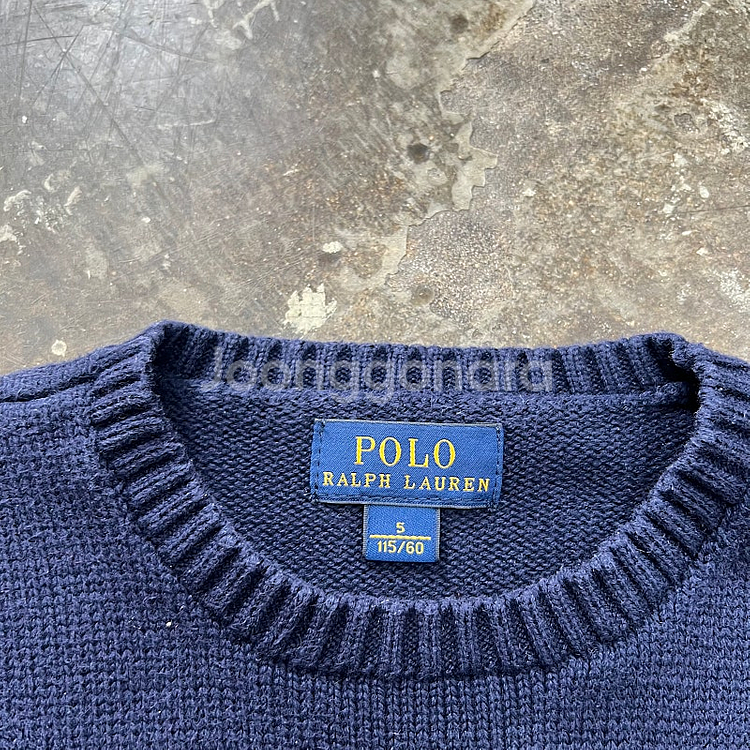 5) 폴로 랄프로렌 키즈 니트 스웨터 남여공용 빈폴 타미힐피거--2