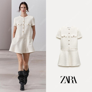 zara 자라 ZW COLLECTION 스트럭처 미니 원피스 109900-49900 택있는 새상품