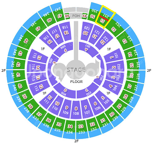 지오디 god 2024 콘서트 CONCERT 〈CHAPTER 0〉 9월 28일 토요일 R석 2층 51구역 2장 정가...--1