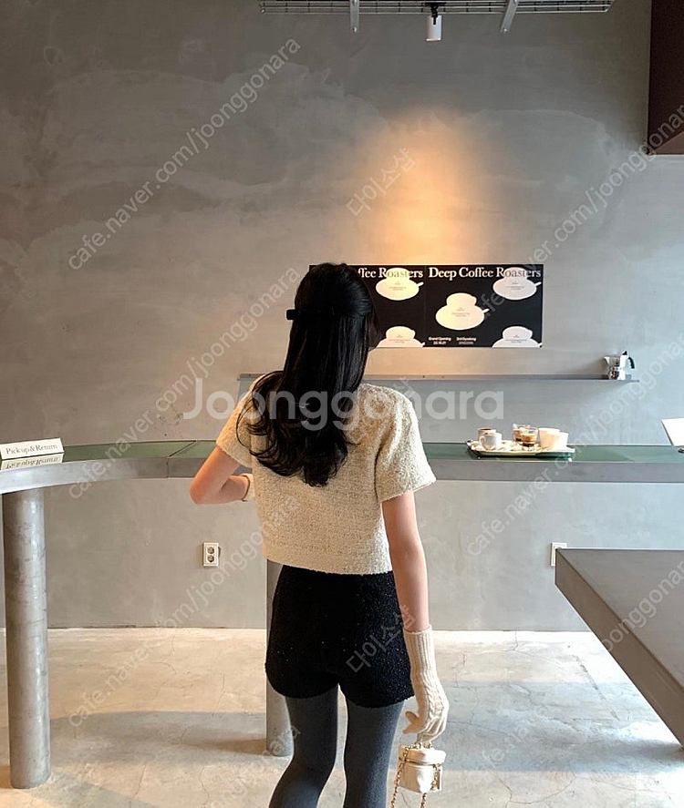 [택새상품] 르플레인 골드 트위드자켓--4