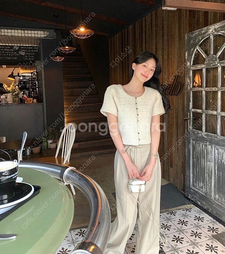 [택새상품] 르플레인 골드 트위드자켓--6