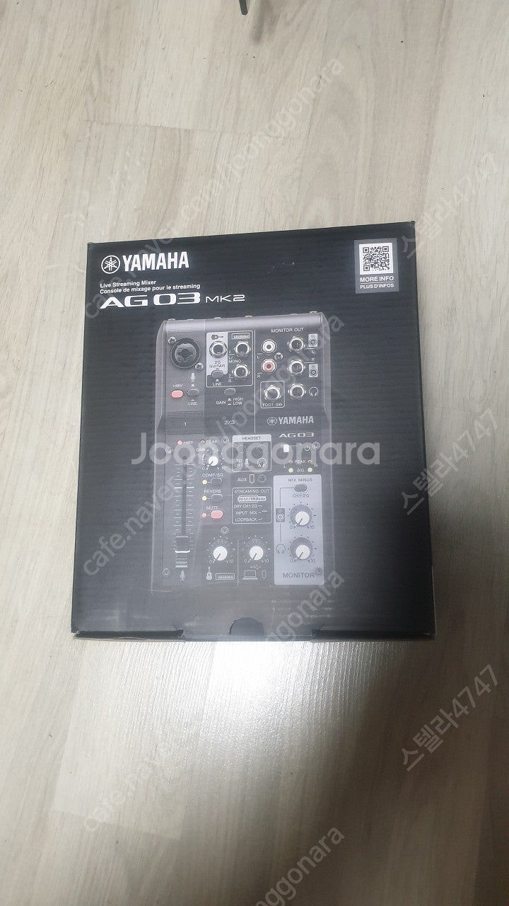 야마하 AG03 MK2 오디오인터페이스 (블랙) 팝니다--0