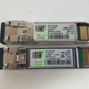 CISCO 10G SFP+ 광모듈 ( 정품 홀로그램 있음 ) / LC 멀티모드