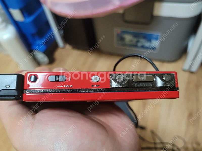 소니 워크맨 wm-702 레드 팝니다.--3