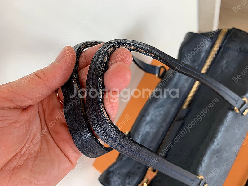 정품 루이비통 앙프렝뜨 루미네즈 pm 블랙차콜--3