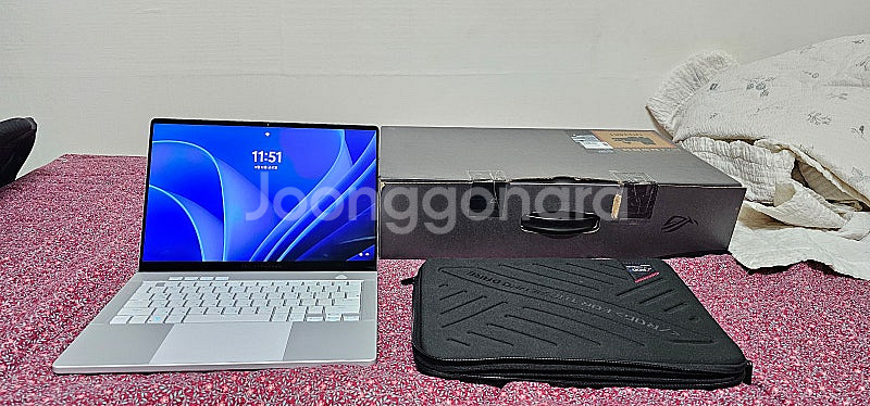 Rog 제피러스 g14(2024) 화이트 색상 팝니다--0