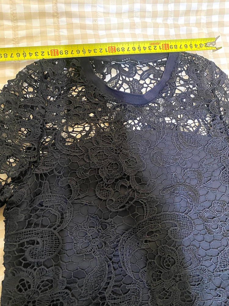 자라 레이스 블라우스 이미지