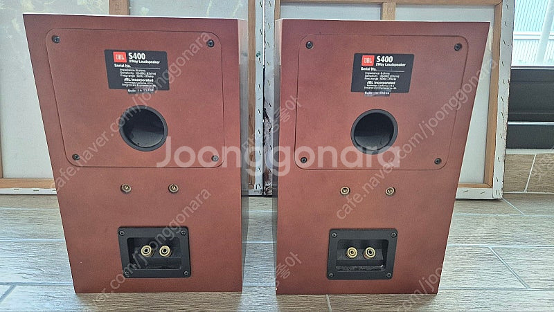 JBL S400 북쉘프 스피커입니다.--4