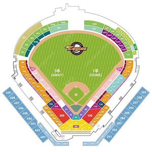 9/28 한화 SSG 3루 내야지정석 통로 4연석