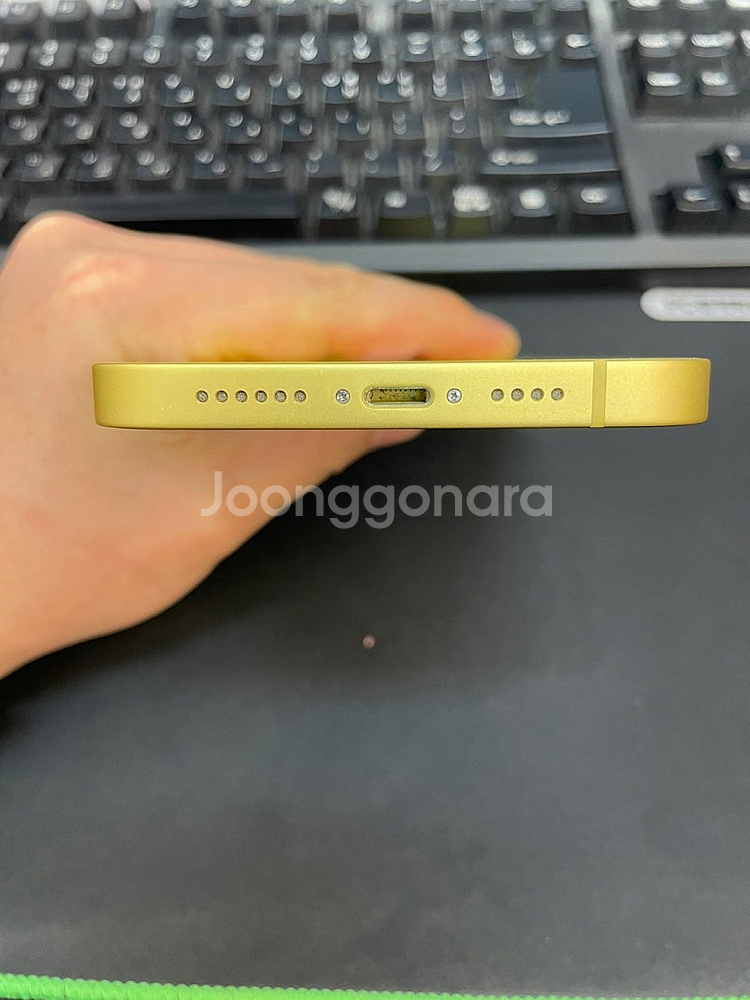 아이폰14플러스 옐로 256GB 배터리89% 상태좋은 ...--6