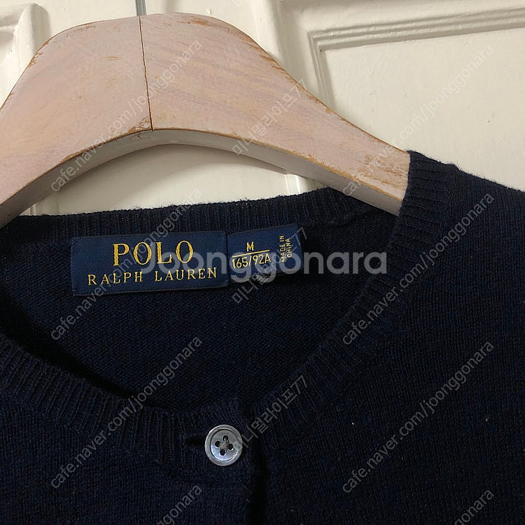 Polo 폴로 여성 코튼 블렌드 라운드 가디건(걸즈x)...--5