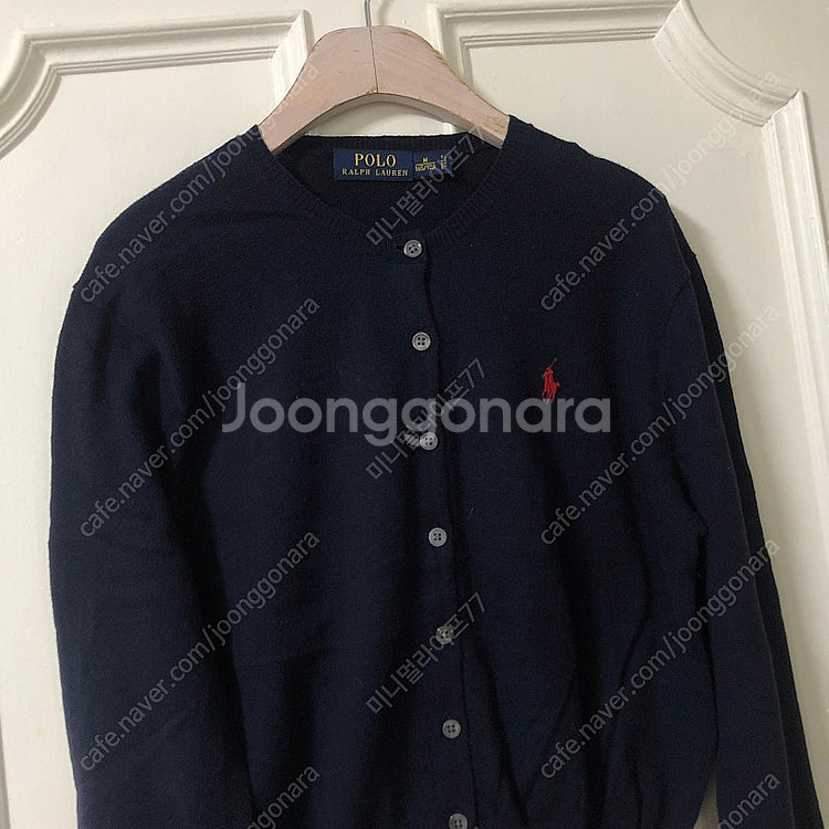 Polo 폴로 여성 코튼 블렌드 라운드 가디건(걸즈x)...--7