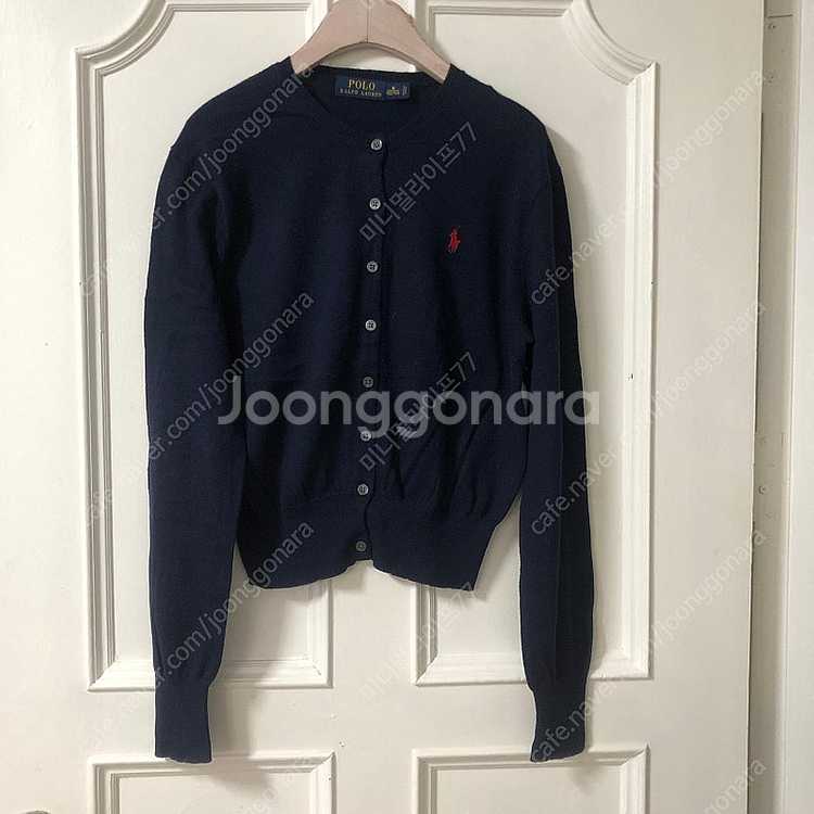 Polo 폴로 여성 코튼 블렌드 라운드 가디건(걸즈x)...--8