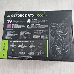 미개봉 MSI RTX4060ti 벤투스 2X OC