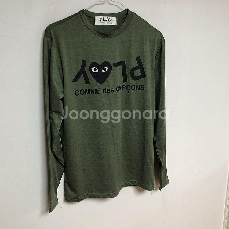 판매 꼼데가르송 남성 봄가을 긴팔티 90S--2