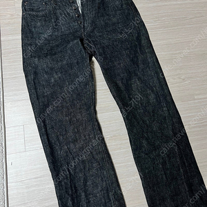 풀카운트 1101BK Straight Denim Black x White 32/32