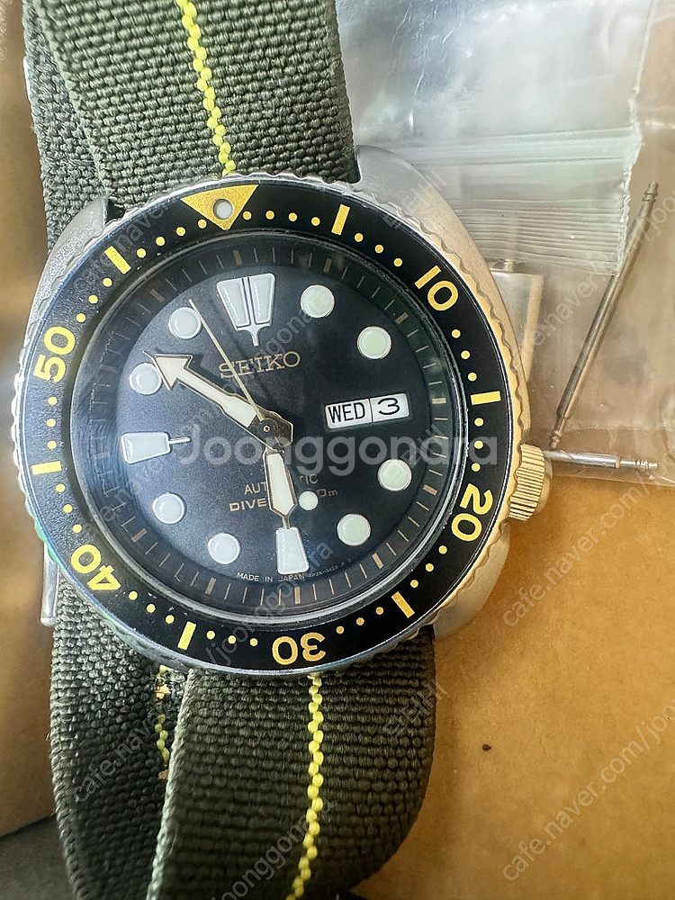 세이코 터틀 흑금 밀텟 판매--1