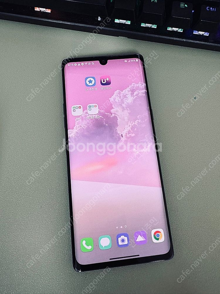 LG G9 벨벳 블랙 128기가 액정S급! 깔끔! 14...--0