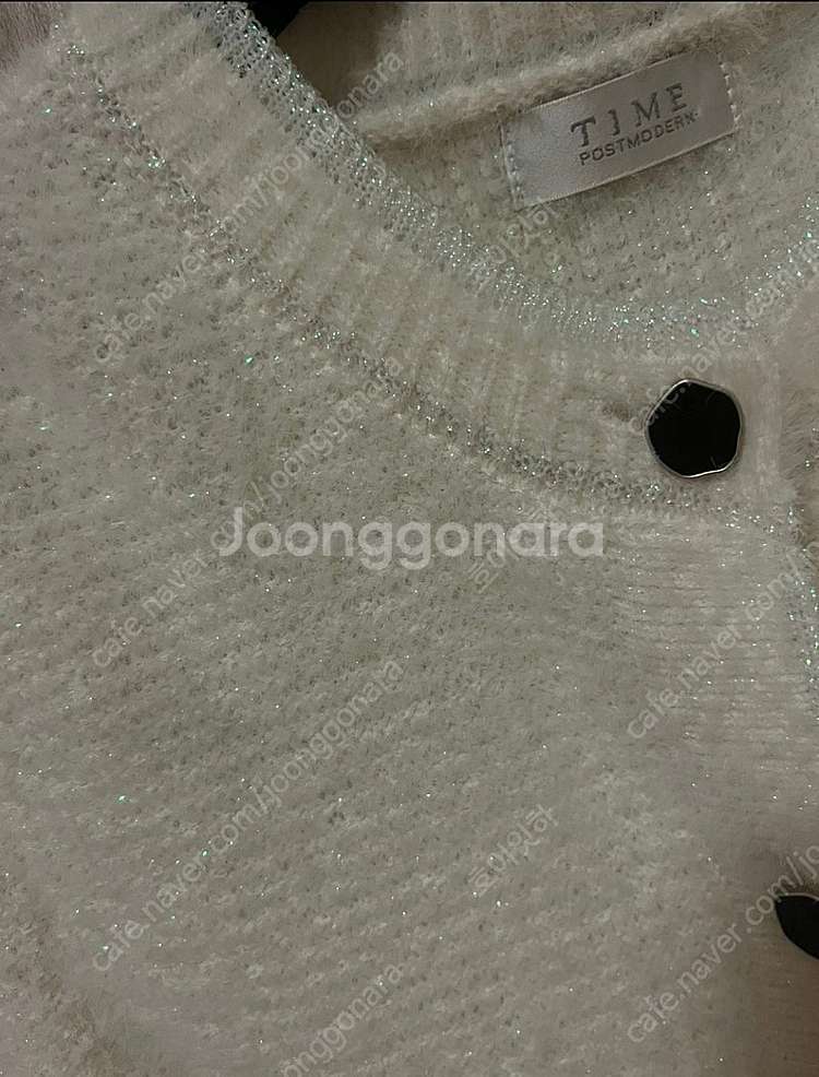 타임 글리터 니트 가디건--0