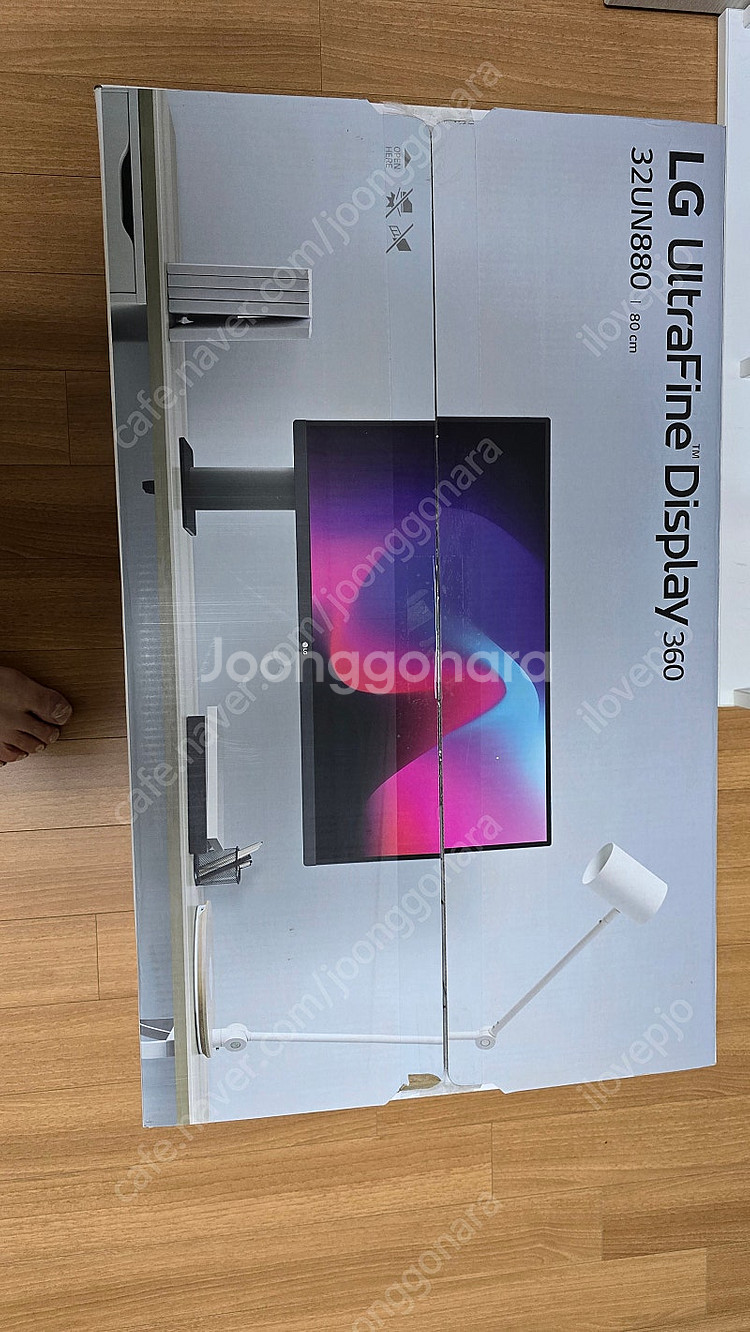 lg 4k 모니터 32un880 새제품--3