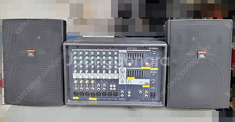야마하 파워드믹서기 EMX-312SC 1대, JBL 스...--0