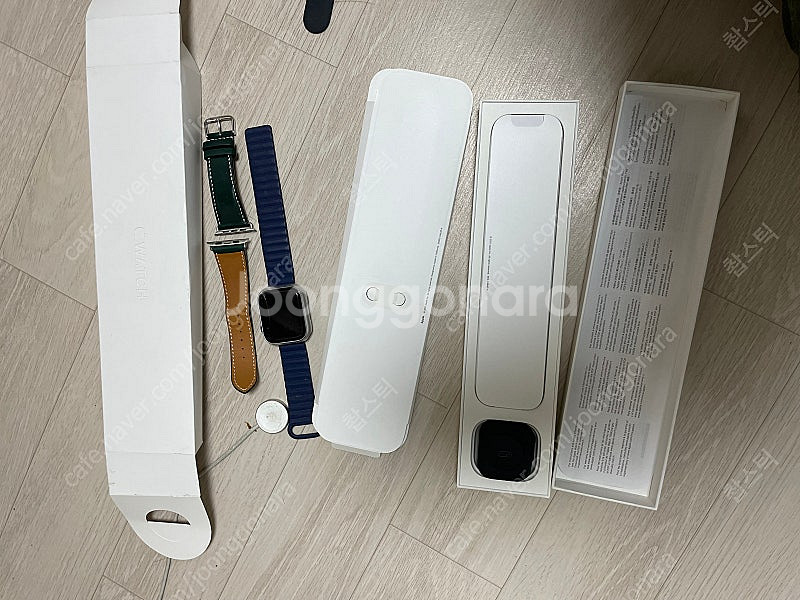 애플워치 7 GPS 45mm중고 풀 박스 판매합니다--0