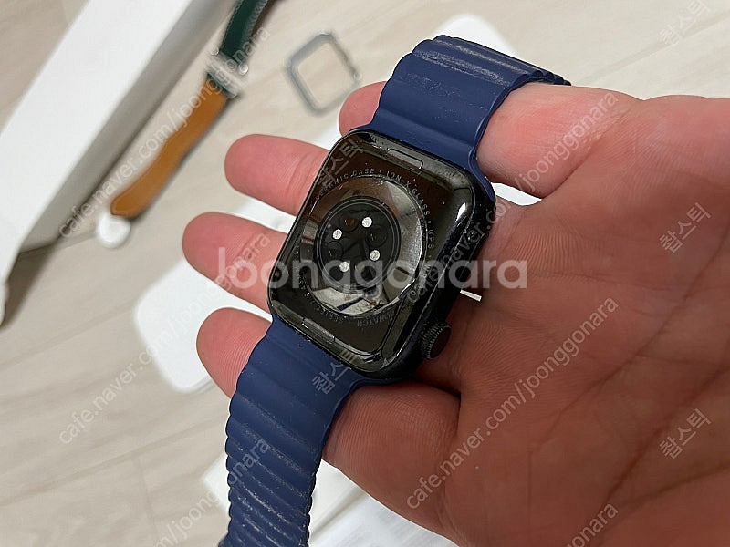 애플워치 7 GPS 45mm중고 풀 박스 판매합니다--1