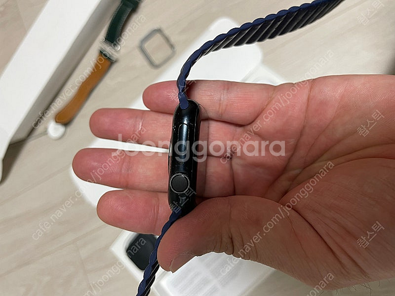 애플워치 7 GPS 45mm중고 풀 박스 판매합니다--2