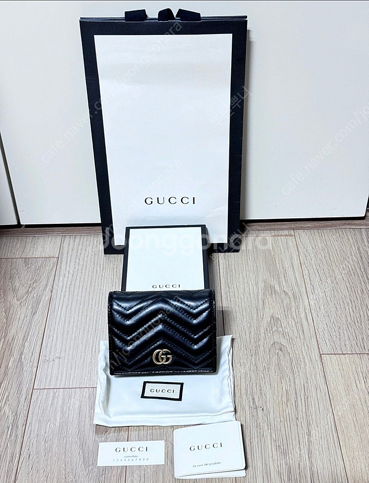 구찌 마몬트 마틀라세 카드지갑--0