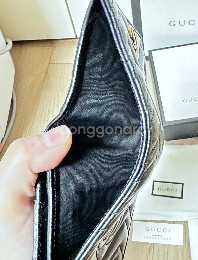 구찌 마몬트 마틀라세 카드지갑--8